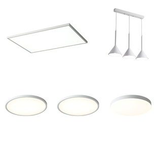 月影灯饰北欧客厅灯led吸顶灯餐厅卧室现代简约灯具轻奢家用套装