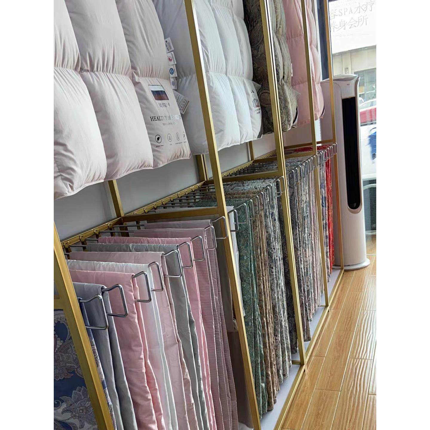 半成品自填羽绒被壳立体竖里双面工艺高密度防钻丝绒无里织物