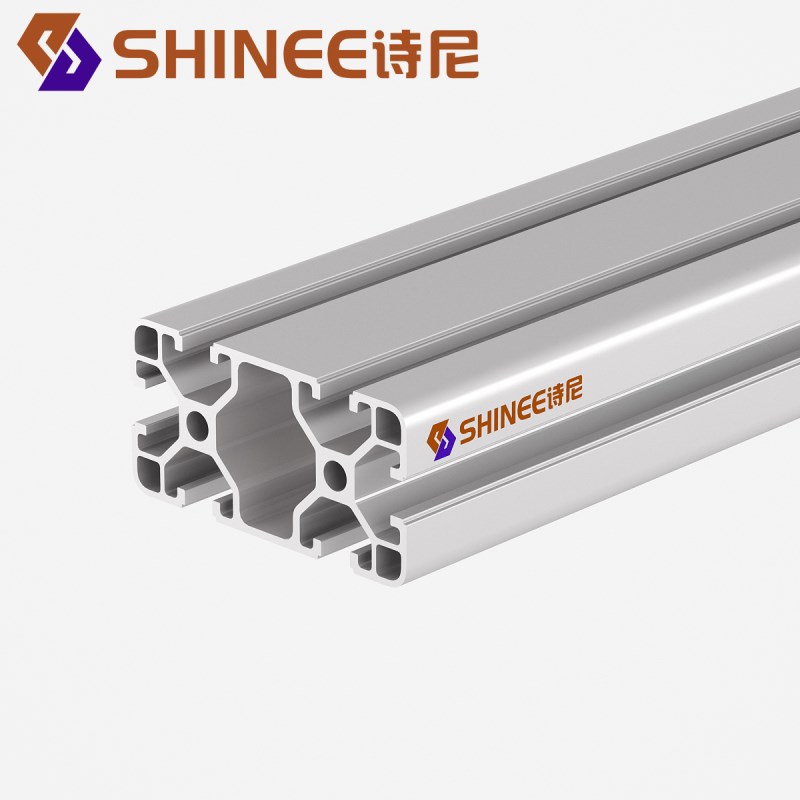 诗尼人气工业铝合金欧标4080型材8MM槽口流水线框架鱼缸架自动化