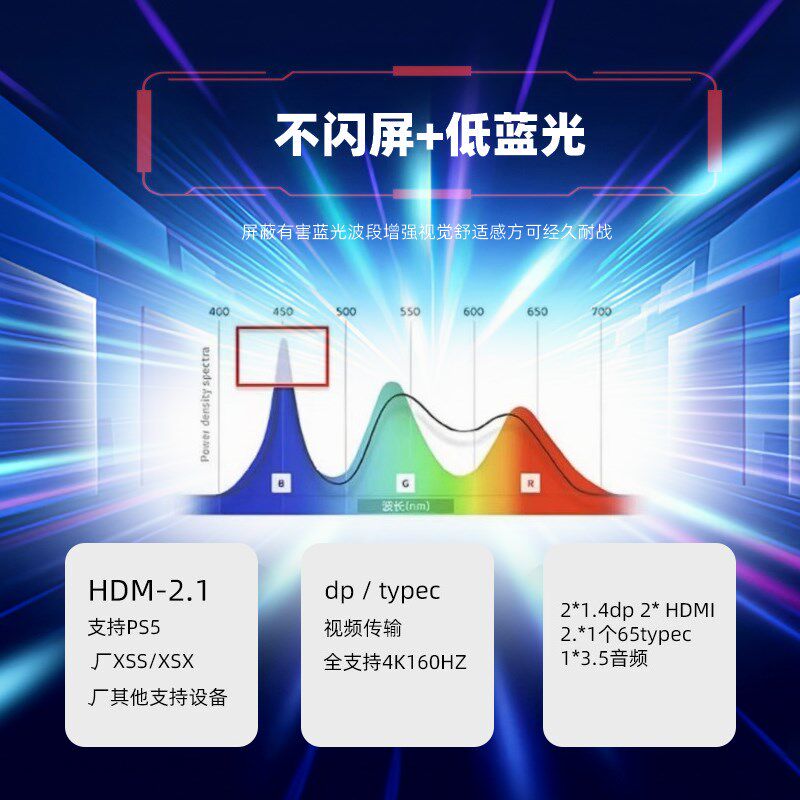 32英寸显示器高清4K165HZ180曲面电竞高刷屏幕台式电脑外接显示屏