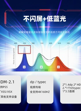 32英寸显示器高清4K165HZ180曲面电竞高刷屏幕台式电脑外接显示屏