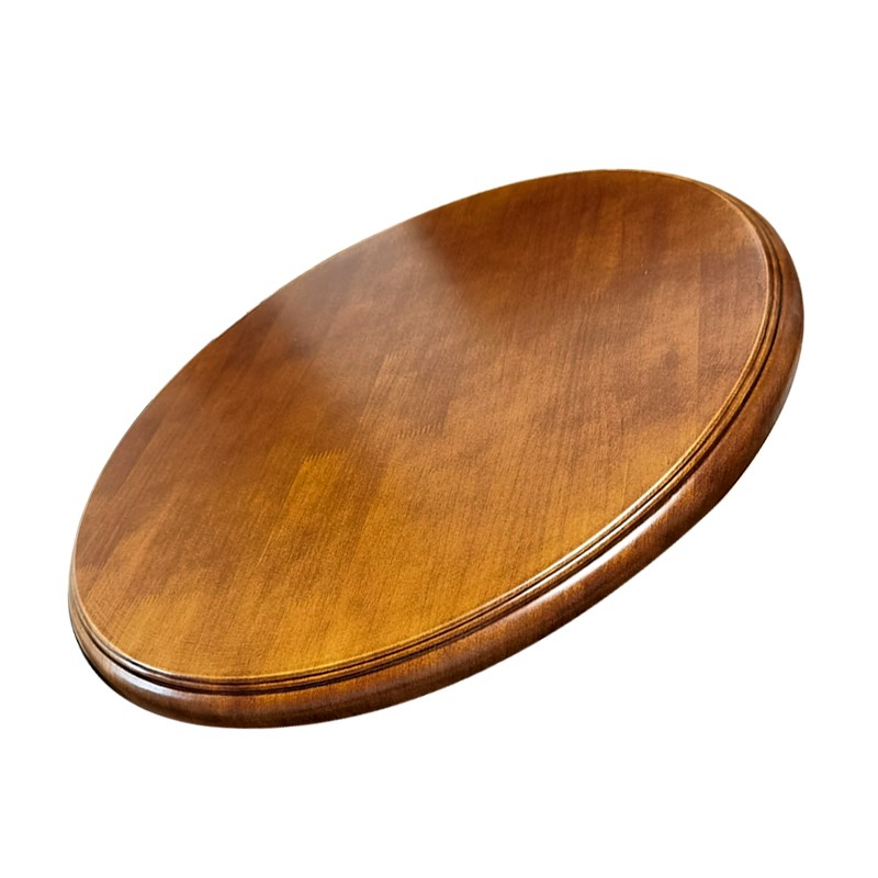 实木转盘家商用餐桌饭桌圆盘麻将桌台面板转台大圆桌面底座加转盘