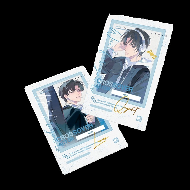 烫金色珠光特种纸拍立得明信片邮票镭射票根方小卡动漫周边定制做