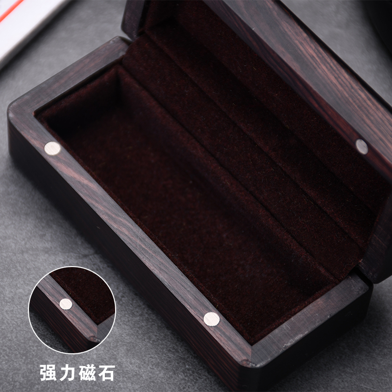 红木印章盒子 便携式单个书画章收纳盒 木制私章盒可私人定制刻字