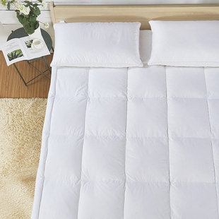 羽绒床垫五星级酒店双层白鹅绒床褥榻榻米垫斯得福垫被冬季加厚