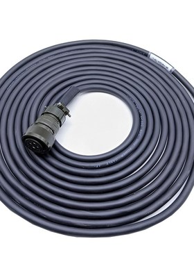 三菱大功率伺服电机动力线拖链线MR-PWCNS4-5M 3M10M电源线18-10S