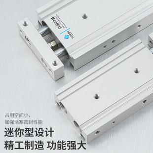 20X25X30X35X50 SMC型气动双轴双杆气缸CXSM6