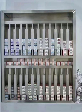 发廊不锈钢染膏储物柜美发店简约收纳架染膏架理发店专用产品架子