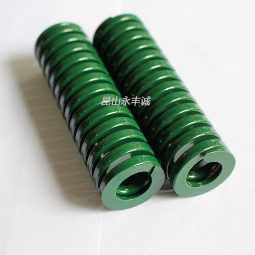 绿弹簧D16 模具弹簧 矩形弹簧 压簧 扁线弹簧SWH 长度20-150