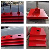 新款 伸缩旗杆6米不锈钢伸缩分节升旗活动 移动旗杆幼儿园移动旗台