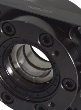 韦特斯重载轴承座丝杆支撑座WBK40DF  CNC机床专用高精度高承载