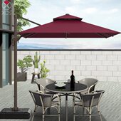 户外遮阳伞庭院伞大伞摆摊伞折叠室外阳台伞岗亭保安罗马伞太阳伞