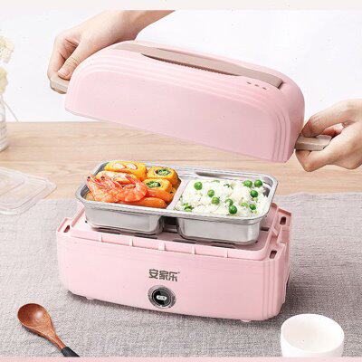 220V Electric Heated Lunch Box Portable 2 in 1  Home S /E  B