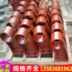 公路桥梁护栏支架铸铁防撞支撑架防撞隔离扶手牛角护栏支架300
