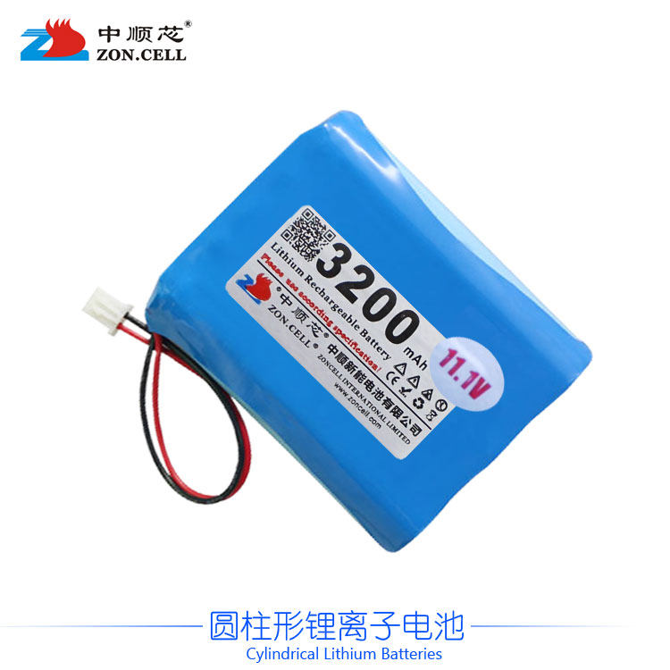 监控设备加热器广场舞音箱烟雾报警器18650圆柱锂电池组12V 10.8V