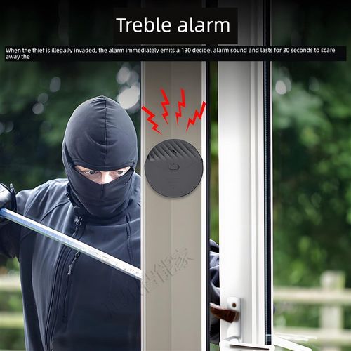 涂鸦智能震动报警器传感器门窗安防保险柜防盗手机远程感应警报器