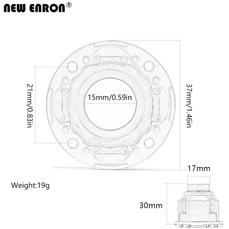 TRAXXAS X-MAXX 1/5 6S 8S 大X 铝合金前后差速器外壳 代替7781