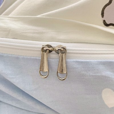 60支100%全棉四件套斜纹纯棉被套床单床笠款学生宿舍三件套床上