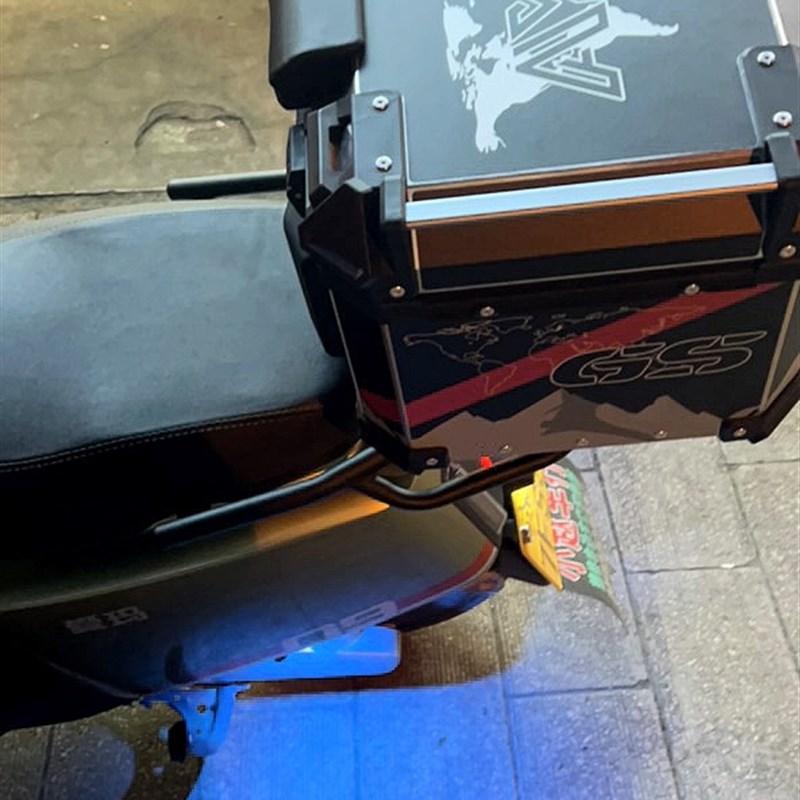 适用于爱玛辉腾A723电动车尾箱AM1200DT-31后备箱储物箱非铝合金