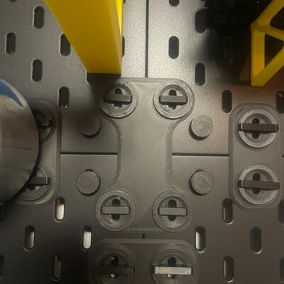 适用宜家SKADIS斯考迪斯 宜家洞洞板配件  T型Skadis板连接器