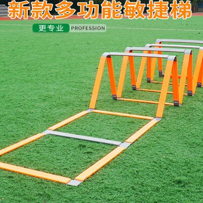 多功能固定式敏捷梯 体能训练绳梯 脚步协调性灵敏梯子格跨栏运动