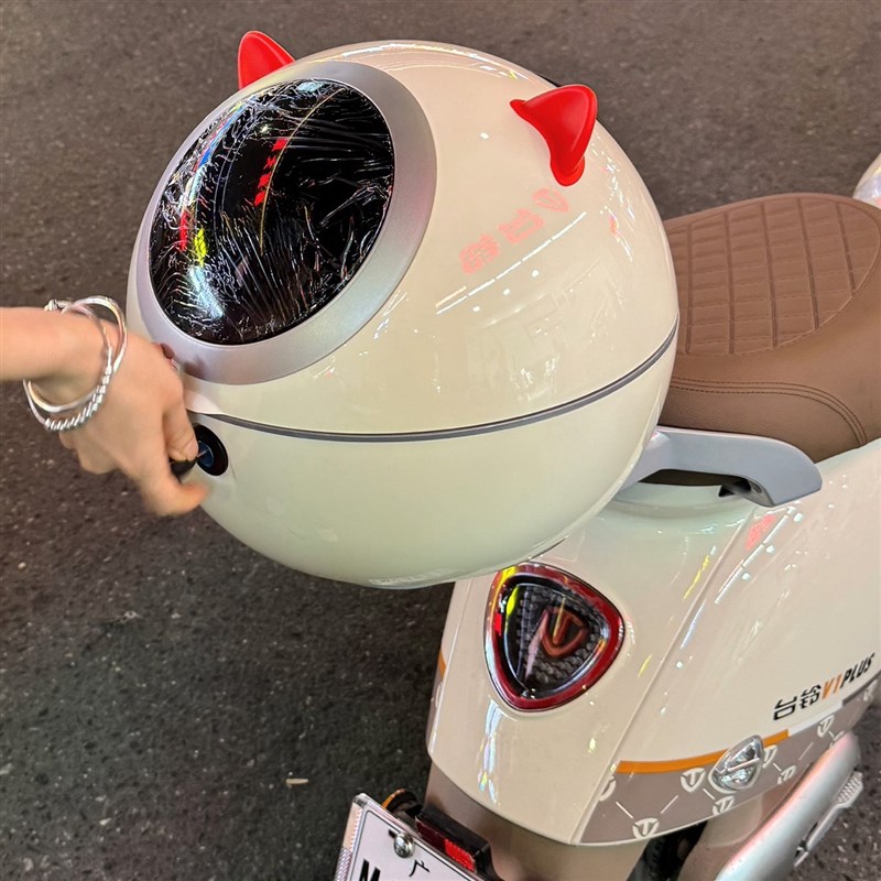 适用雅迪绽放60-H/70-H/80-H电动车尾箱后备箱可爱加厚车尾架货架