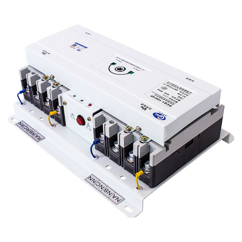 塑壳型双电源自动转换开关4pCB级400A630A三相四线ATS末端切换器
