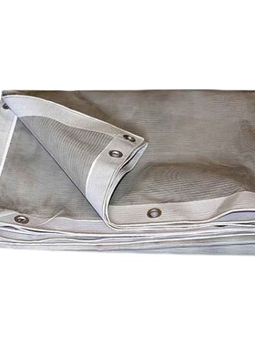 灰色盘扣网防炎网阻燃安银灰色纱窗网格布建筑密目防护防尘网