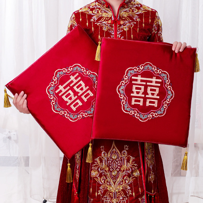结婚跪垫敬茶杯套装红色一对垫子婚礼改口坐福垫喜垫喜字红包喜碗,节庆用品/礼品,婚庆跪垫,淘宝优惠券,粉丝福利购,淘宝优惠卷