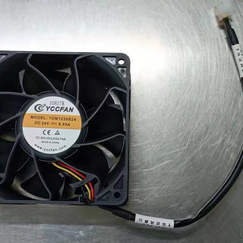 全新YCCFAN 12038 12CM YDM1238B24 DC24V 双滚珠 变频器风扇