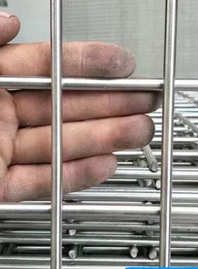 不锈钢网片焊接加粗过滤水护栏框笼深海养殖方格防盗钢丝碰网隔离