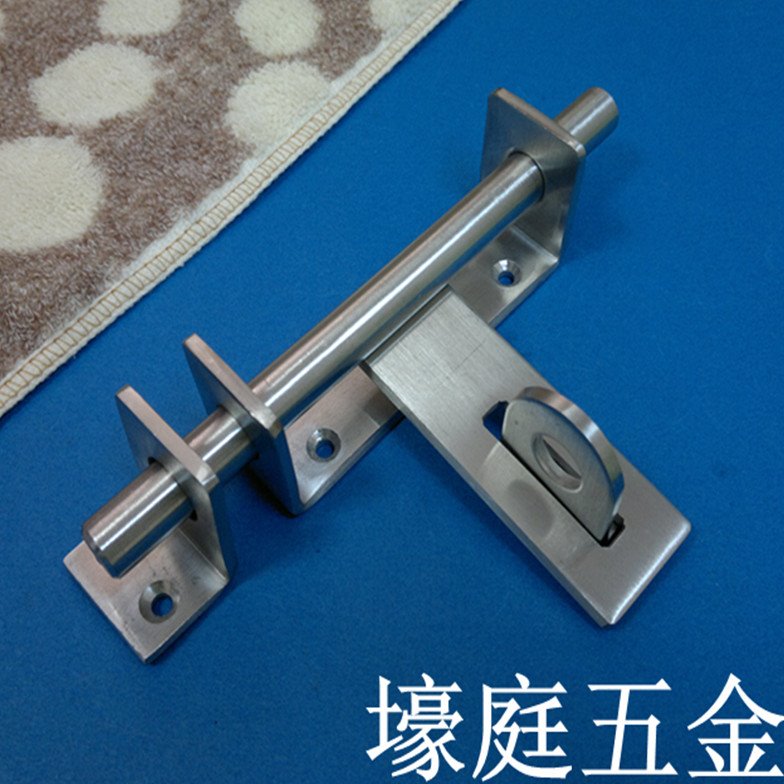 不锈钢防盗插销挂锁扣搭扣锁大门闩卡扣木门栓锁固定加厚