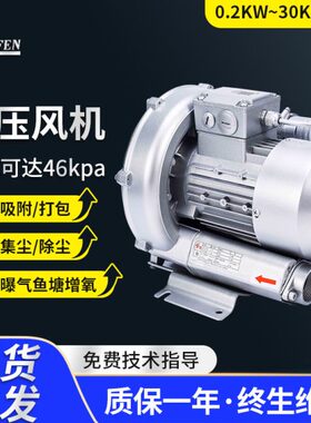 小型鼓风机工业用风机220V强力HB-239厂家现货检测用风机550W现货