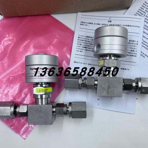 原装日本FUJIKIN富士金气动隔膜阀AV2MZ000/RANGE-1.3-100KPA现货