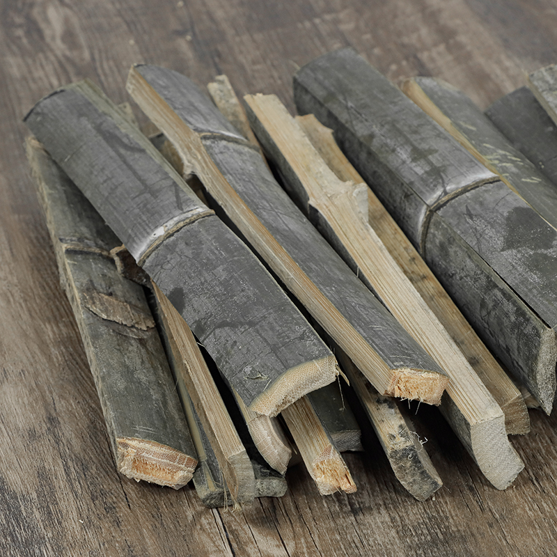竹柴火明火用材户外柴火篝火野炊壁炉柴火灶露营生火木柴楠竹柴料