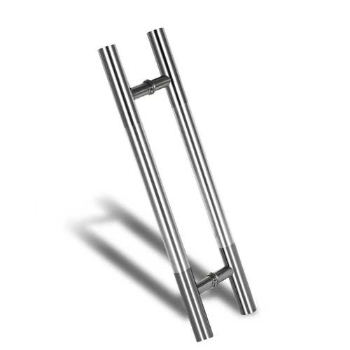 加厚玻璃门拉手不锈钢大拉手木门把手推拉门有框门无框门圆形拉手