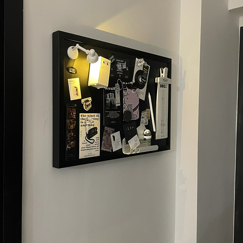 电表箱遮挡装饰磁吸黑板收纳板吸磁铁照片墙贴磁性冰箱贴入户展示