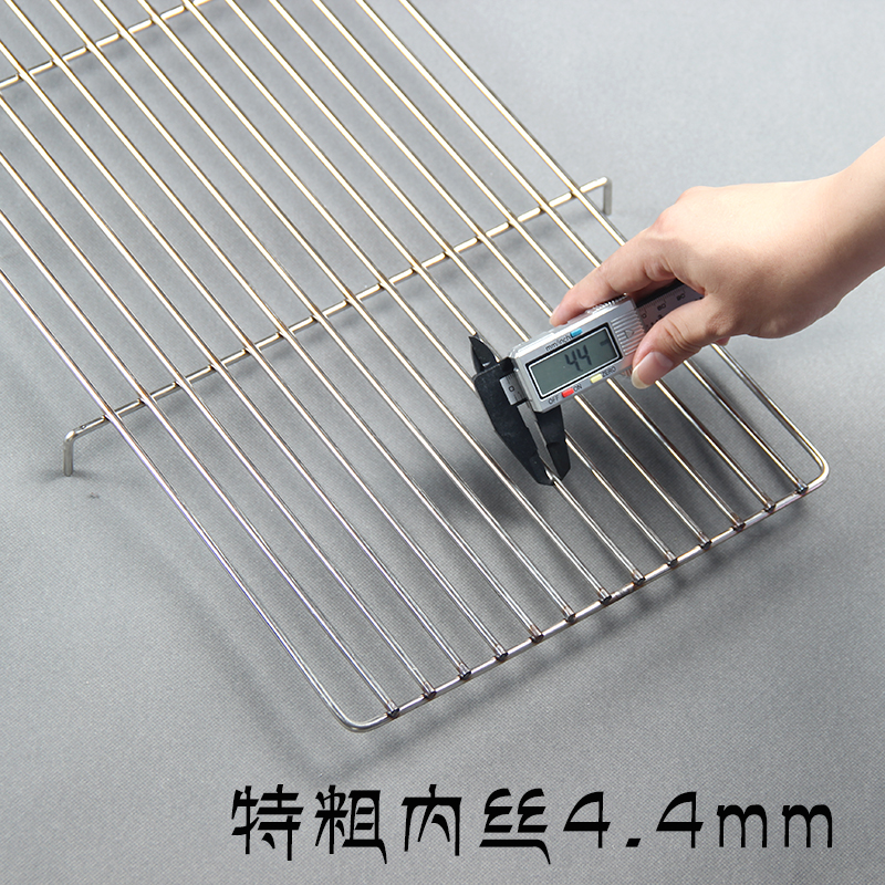 特粗不锈钢条网烧烤炉子网猪肉网架烧烤架网长方形烤炉网晾晒篦子