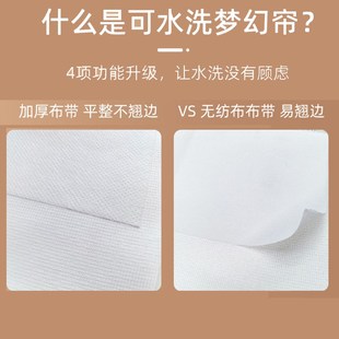 机洗款 窗帘米家天猫竖百叶垂直帘客厅阳台 电动梦幻帘手动2024新款