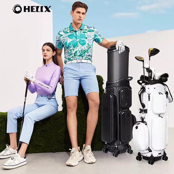 HELIX喜力克斯坚固硬壳高尔夫航空托运球包ABS材质抗压保护球杆