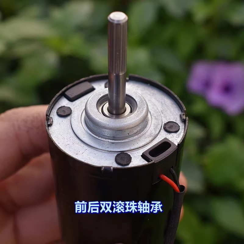 双滚珠双轴775 中高速电机 12V 24V补偿式碳刷 汽车空调配件 电机