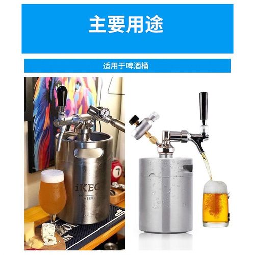 二氧化碳气瓶16g5L啤酒桶苏打水气动咖啡机露营co2食品级小钢瓶