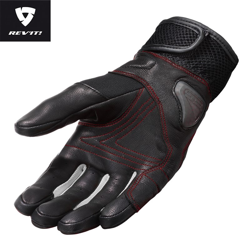 REVIT锐飞特米制夏季骑行手套透气网眼牛皮防摔骑士护具摩托车