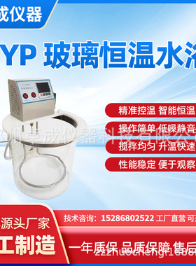 卓成仪器 智能恒温玻璃水浴SYPSYP-D高精度液晶显示 恒温玻璃水浴