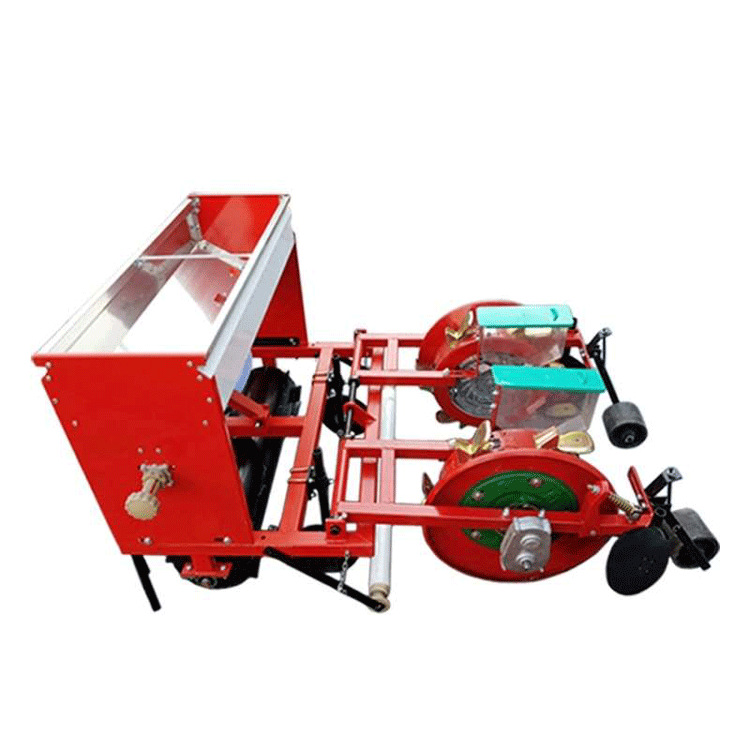 新型玉米谷物铺膜播种机 油葵蔬菜种子精播机 鸭嘴式膜上种植机