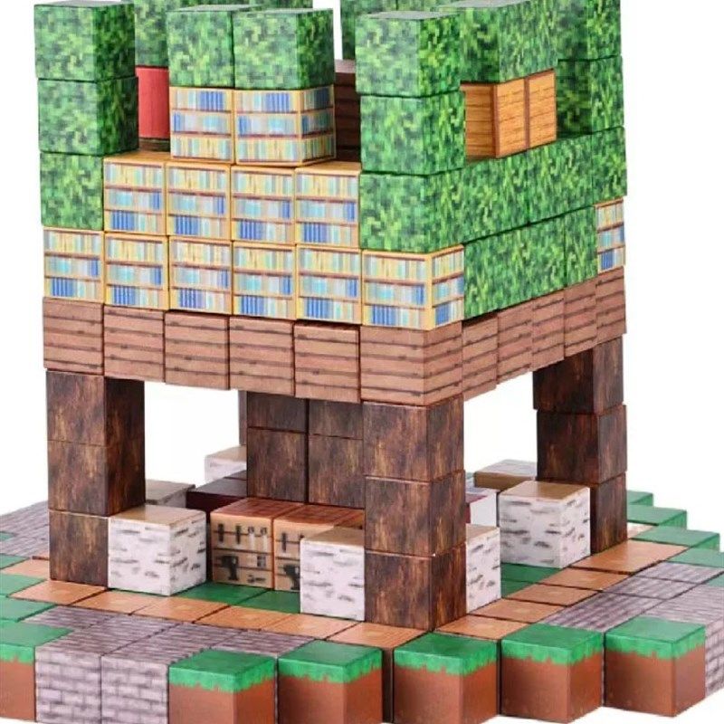 我的世界磁力方块磁铁磁吸铁石迷你积木益智拼装男孩玩具儿童礼物