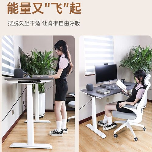 捷昌电动升降桌支架双电机移动办公电脑桌家用站立式自动升降桌腿