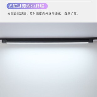 长条轨道灯led散光直播间补光商用服装 条形可调节 店铺超市导轨式