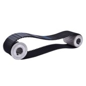 同步带齿形带工业皮带双面齿同步带 DA8M1936242齿