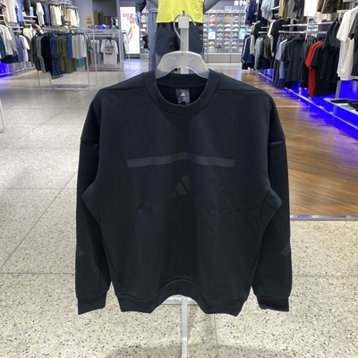 阿迪达斯男圆领运动休闲套头卫衣